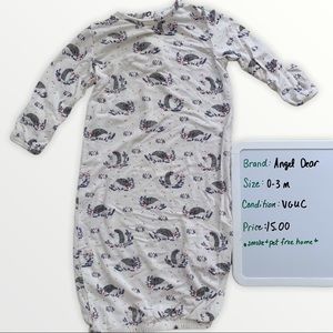 Angel dear floral hedgehog gown